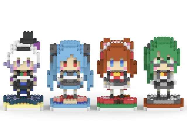 VTuberプロダクション「.LIVE」非公式ユニット、Tr!c trac（とりっくとらっく）がミタクルブロックフィギュアで立体化が決定！11/23まで受注予約を受付中 画像 12