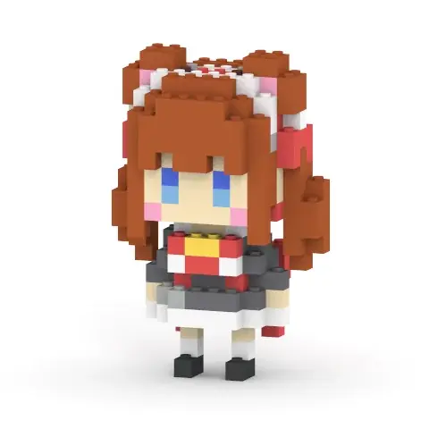 VTuberプロダクション「.LIVE」非公式ユニット、Tr!c trac（とりっくとらっく）がミタクルブロックフィギュアで立体化が決定！11/23まで受注予約を受付中 画像 4