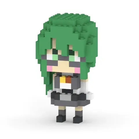 VTuberプロダクション「.LIVE」非公式ユニット、Tr!c trac（とりっくとらっく）がミタクルブロックフィギュアで立体化が決定！11/23まで受注予約を受付中 画像 6