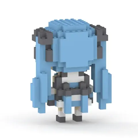 VTuberプロダクション「.LIVE」非公式ユニット、Tr!c trac（とりっくとらっく）がミタクルブロックフィギュアで立体化が決定！11/23まで受注予約を受付中 画像 9