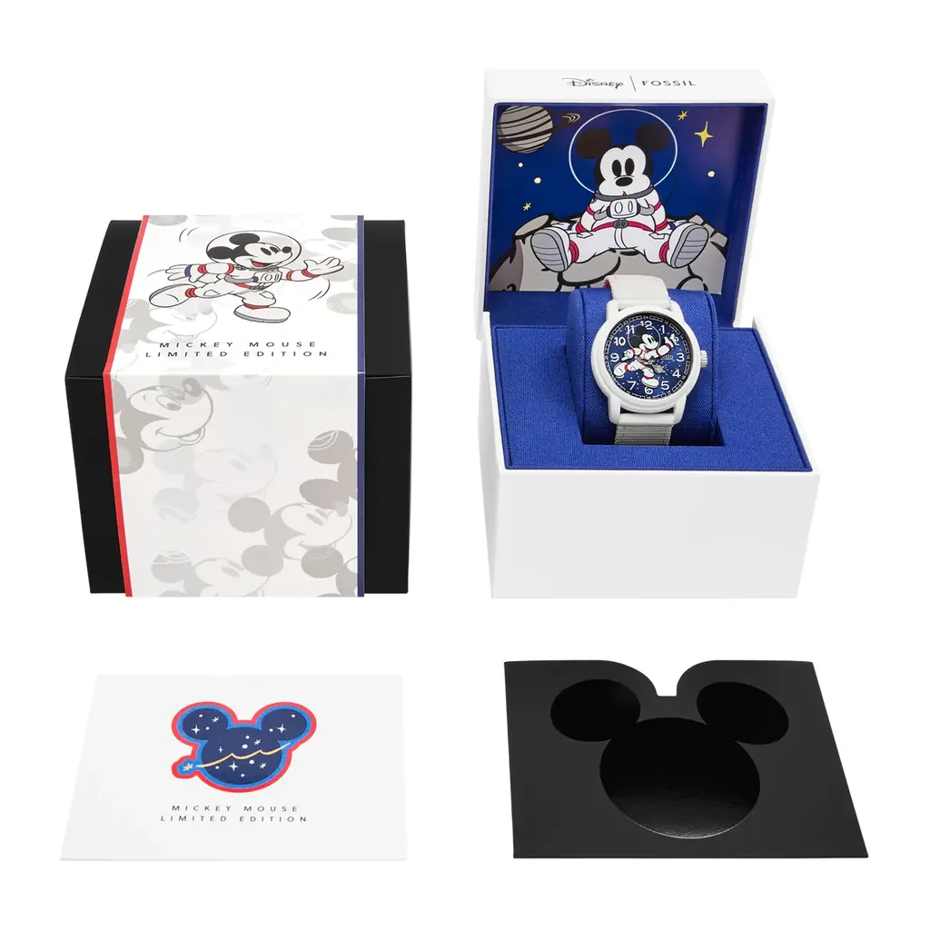 ディズニー ミッキーマウスと一緒に、宇宙へ出発。フォッシルより限定ウォッチが登場。 画像 7
