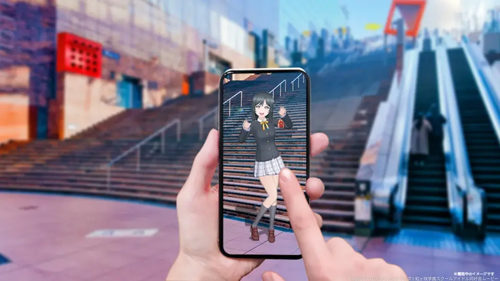 「ラブライブ！虹ヶ咲学園スクールアイドル同好会」のロケ地周遊をARで楽しめるアプリをGugenkaが提供 画像 2