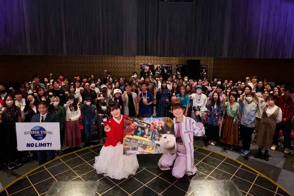『ユニバーサル・クールジャパン ２０２５』ＴⅤアニメ「ＳＰＹ×ＦＡＭＩＬＹ」 の声優がパークに初登場アーニャ役：種﨑敦美氏、ヨル役：早見沙織氏が“超リアル”なスパイワールドのド真ん中で大はしゃぎ！ 画像 6