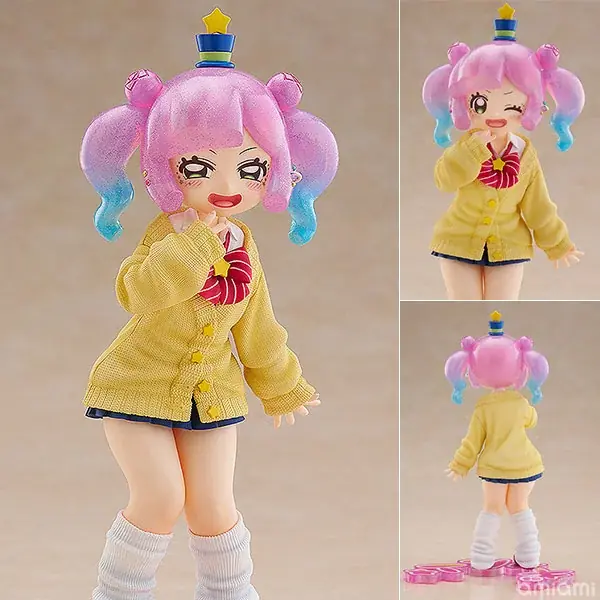 TVアニメ『ぷにるはかわいいスライム』より、ぷにるがホウ砂水・洗濯のり・グリッターで変身した「ギャルかわいいぷにる」がフィギュアで登場。 画像 2