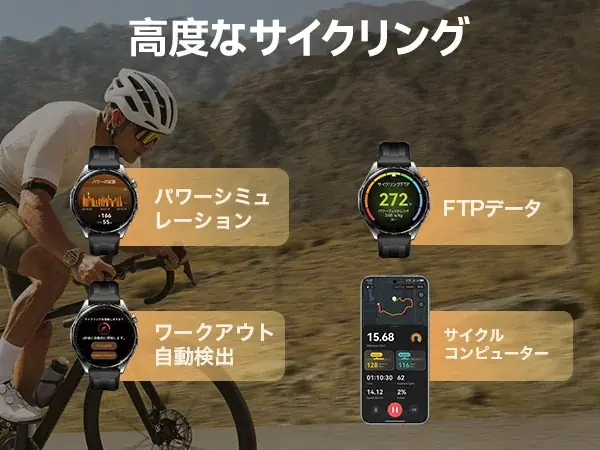 バッテリーが21日間持続でスポーツや健康管理により使いやすくなった『HUAWEI WATCH GT 6』10月14日（火）より発売 画像 6