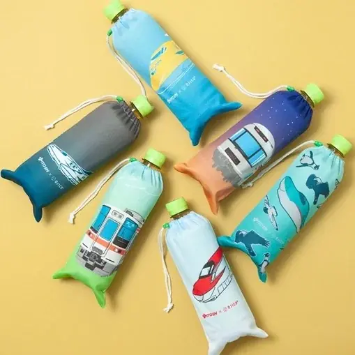 【NewDays,JR東海リテイリング・プラス限定！鉄道の日企画】伊藤園×OJICO新幹線や電車デザインのペットボトルカバーが付いてくる！ 画像 3