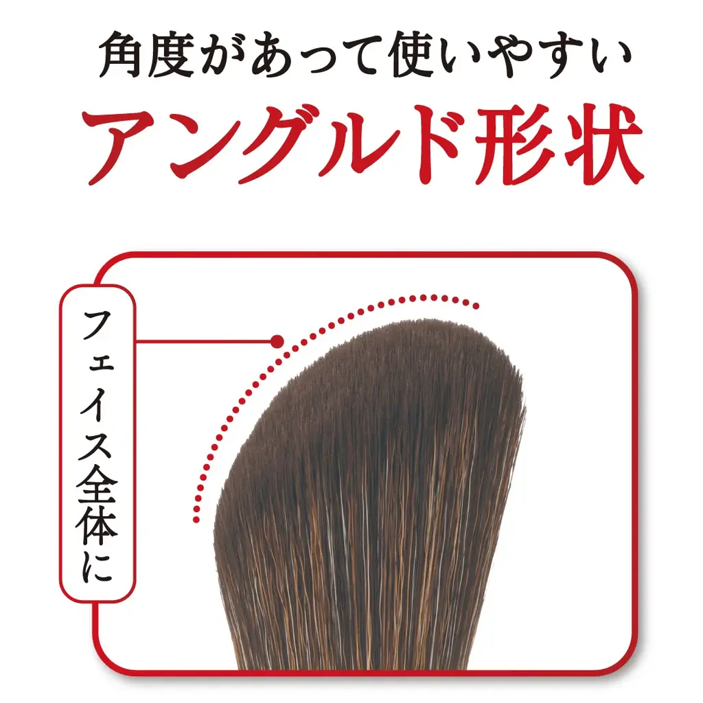 ロージーローザ最高級メイクブラシ「パウダーブラシEX」に、穂先斜め形状の＜アングルド＞が10月7日新発売 画像 5
