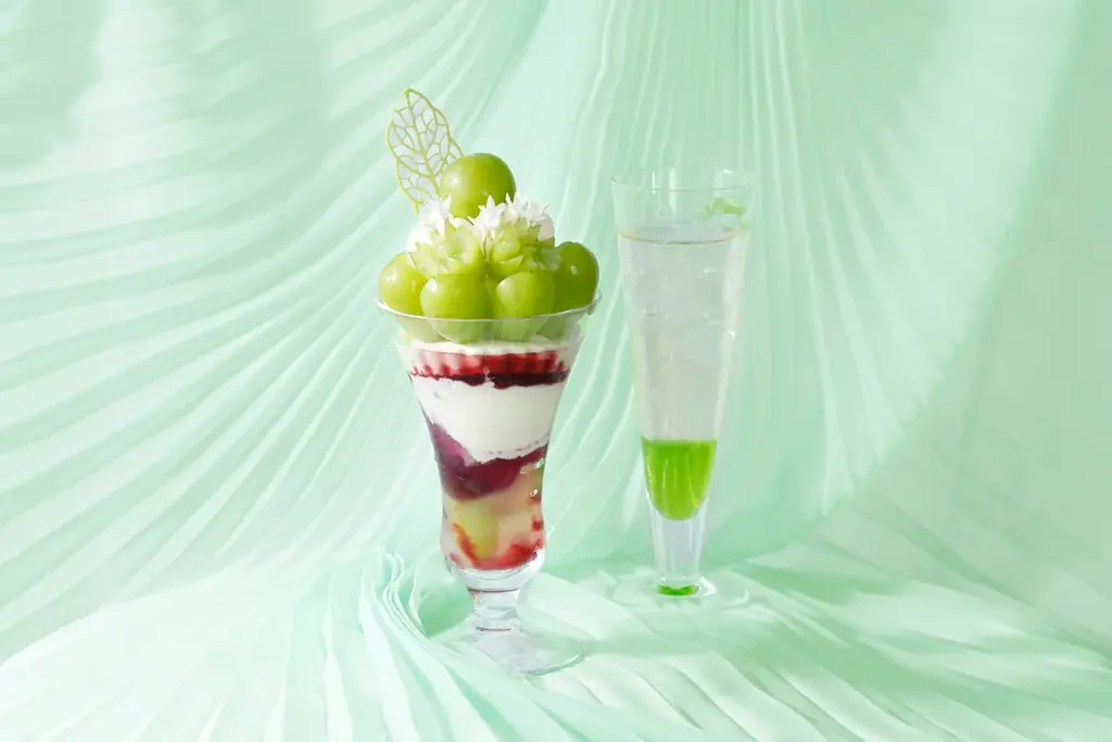 11/1開始：資生堂パーラー×百合佐和子の限定シャインマスカットパフェ