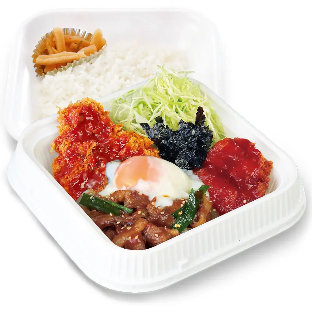 牛・豚・鶏の肉づくし！3種の肉を一度に楽しむ「牛豚鶏のプルコギビビンカツ丼」とんかつ専門店かつやに新登場 画像 8