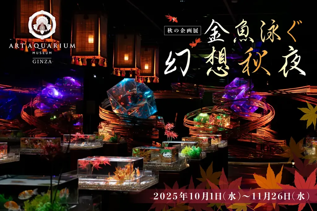 【アートアクアリウム美術館 食の秋コラボ第二弾】ハイアット セントリック 銀座 東京 NAMIKI667の秋ランチとアートアクアリムの金魚アート鑑賞で秋の銀座満喫プラン♪ 画像 4