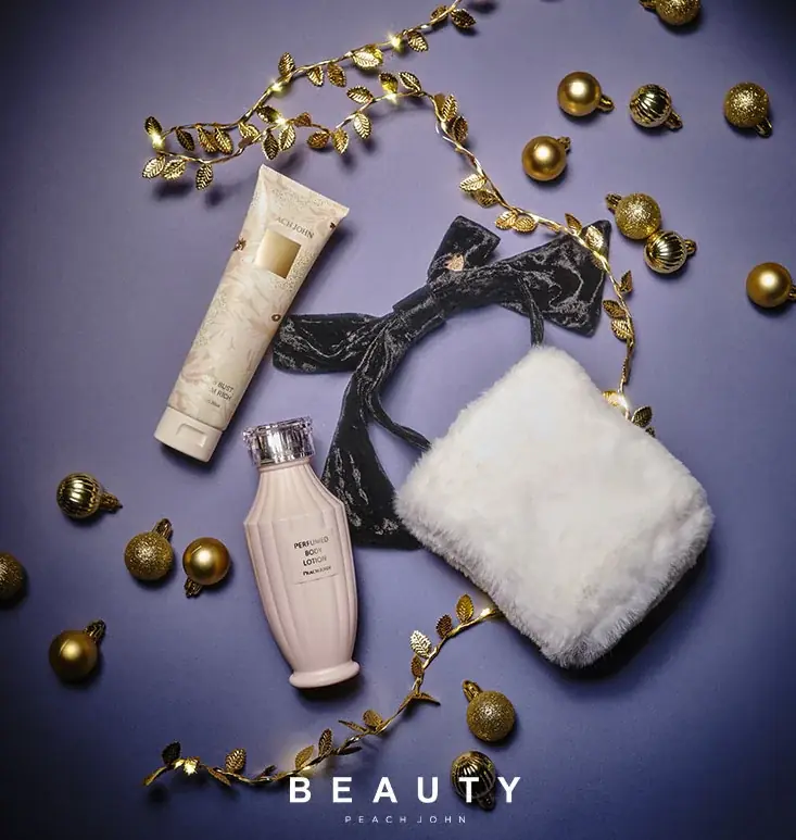 ボディのパーツケアを提案するPEACH JOHN BEAUTYがホリデーコレクションを発売。 画像 11