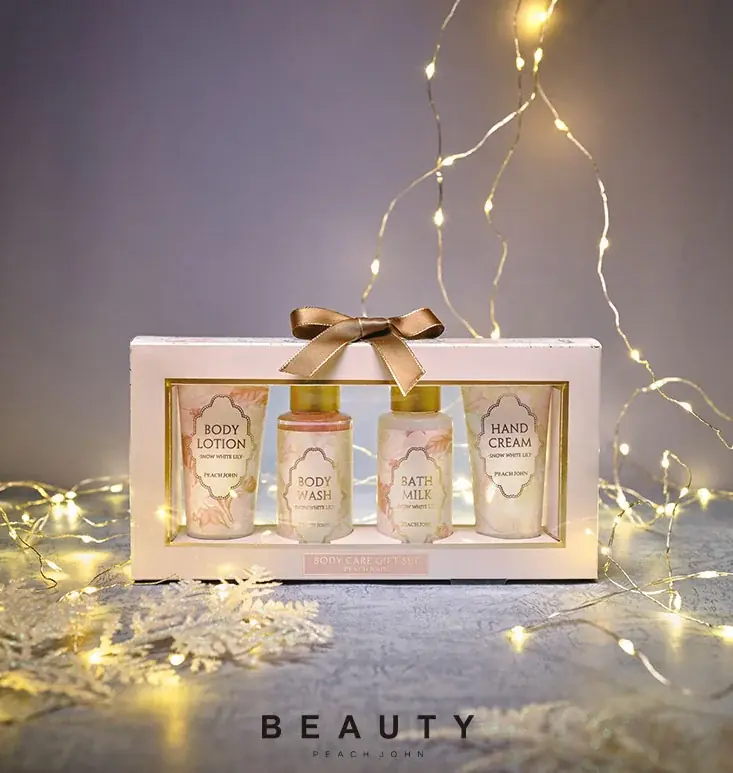 ボディのパーツケアを提案するPEACH JOHN BEAUTYがホリデーコレクションを発売。 画像 13