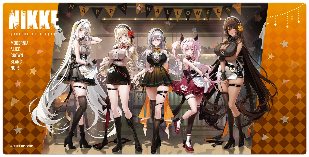 『勝利の女神：NIKKE × あみあみ × ツクヨミ スペシャルコラボフェア in 秋葉原 2025 POP UP SHOP in あみあみ』が開催。描き下ろしイラストを使用した限定商品を販売。 画像 1