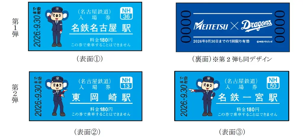 名古屋鉄道×中日ドラゴンズ「ドドド！Myベストオーダー」キャンペーンを実施 画像 2