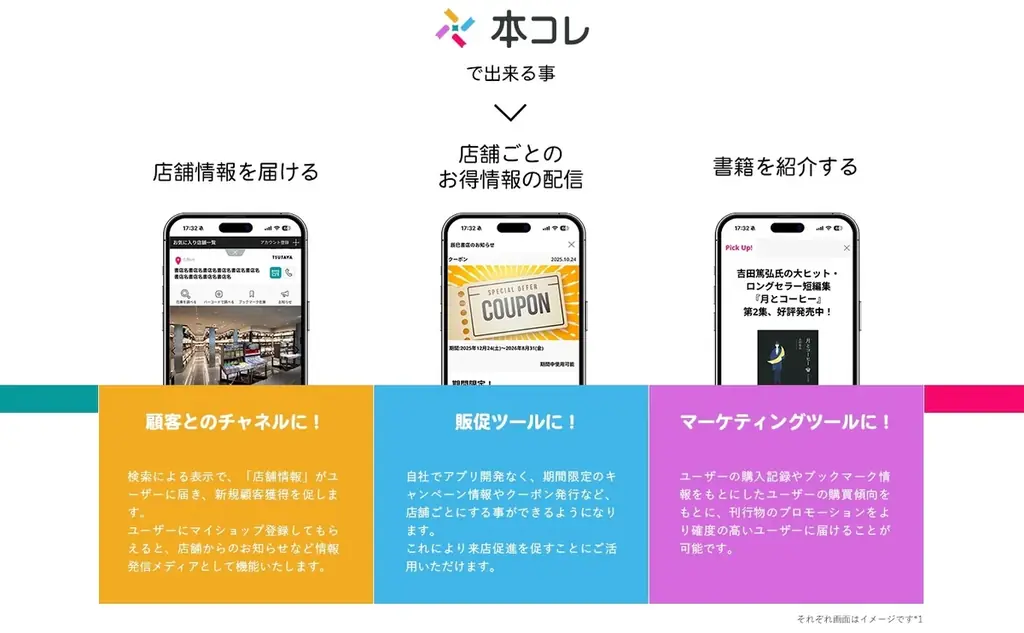 約1,400店舗の書店と本の総合情報アプリ「本コレ」2025年10月6日に誕生 画像 2