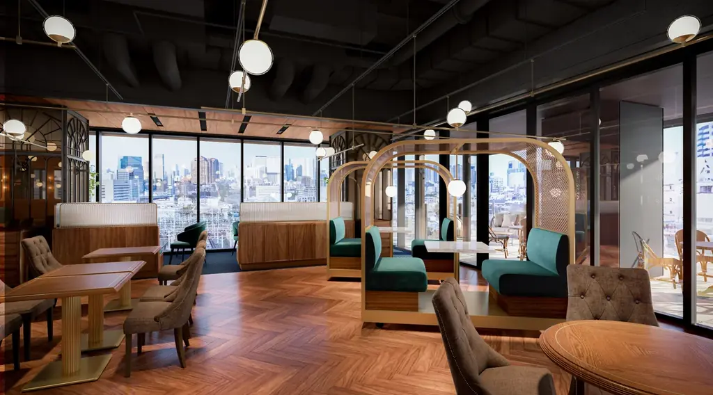 「大井町トラックス」に新たなレストラン・ルーフトップバーが誕生「The TAILOR YARD MAIN DINING」「The TRAVELERS HOUSE ROOFTOP BAR」 画像 2