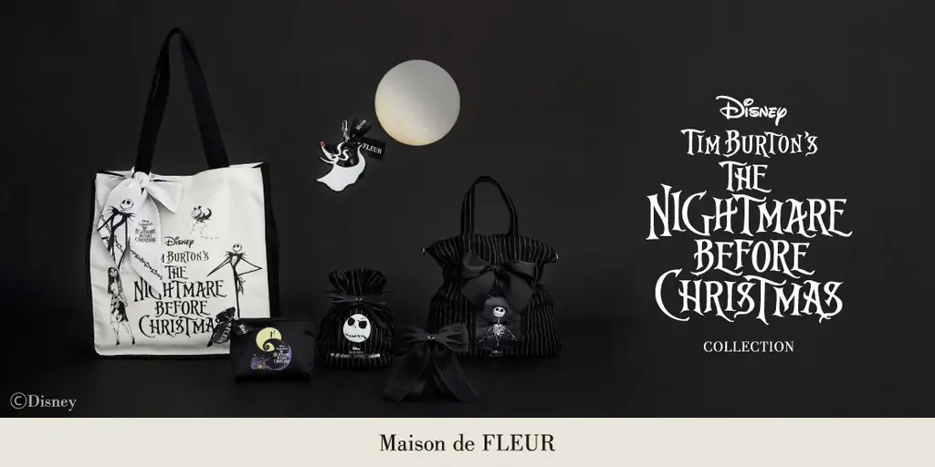 Maison de FLEURのナイトメア新作が10/10発売、7型のバッグ＆小物