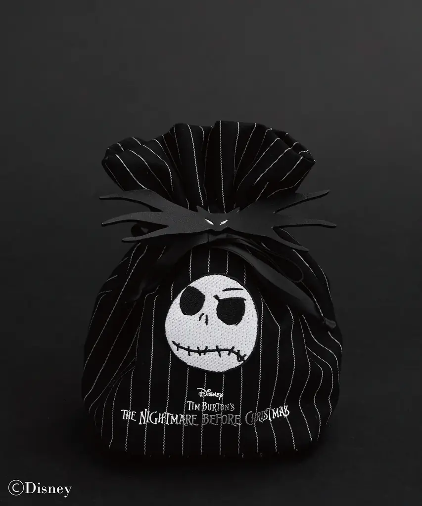 【Maison de FLEUR】『ティム・バートン ナイトメアー・ビフォア・クリスマス』が登場！ダークでユニークな作品の世界観をブラックで表現したアイテムが10月10日(金)に発売 画像 4