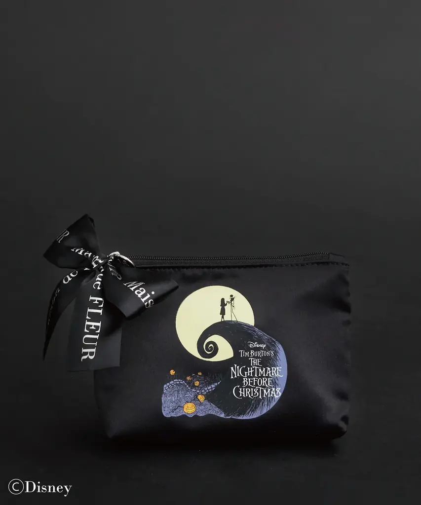 【Maison de FLEUR】『ティム・バートン ナイトメアー・ビフォア・クリスマス』が登場！ダークでユニークな作品の世界観をブラックで表現したアイテムが10月10日(金)に発売 画像 6
