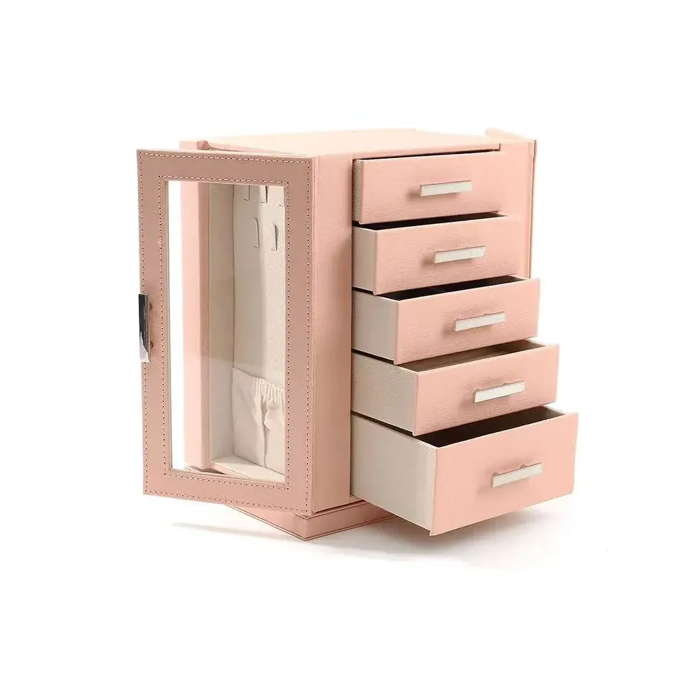 2025新作　ジュエリーボックス　激安中国工場 ピアスケース イヤリング 収納 御社LOGOプリント、金箔押し、プレート可 持ち運び プレゼント お祝い　新規取引募集を開始いたしました 画像 1