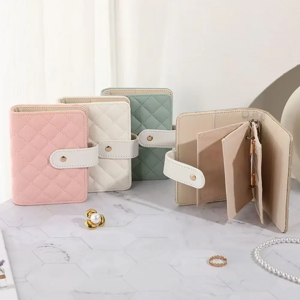 2025新作　ジュエリーボックス　激安中国工場 ピアスケース イヤリング 収納 御社LOGOプリント、金箔押し、プレート可 持ち運び プレゼント お祝い　新規取引募集を開始いたしました 画像 10