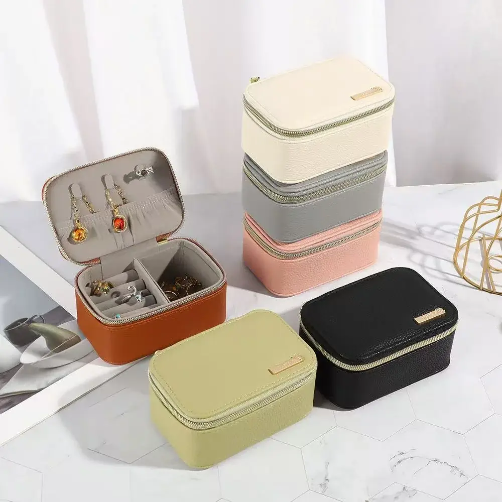 2025新作　ジュエリーボックス　激安中国工場 ピアスケース イヤリング 収納 御社LOGOプリント、金箔押し、プレート可 持ち運び プレゼント お祝い　新規取引募集を開始いたしました 画像 4