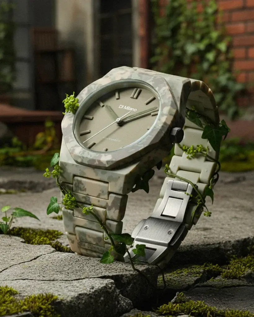 描く、隠れる、壊す。腕元をアートで支配する腕時計。「D1MILANO」新作アートウォッチ「スケッチ」「カモ」「ブロークン」、3つの表現が同時解禁 画像 11