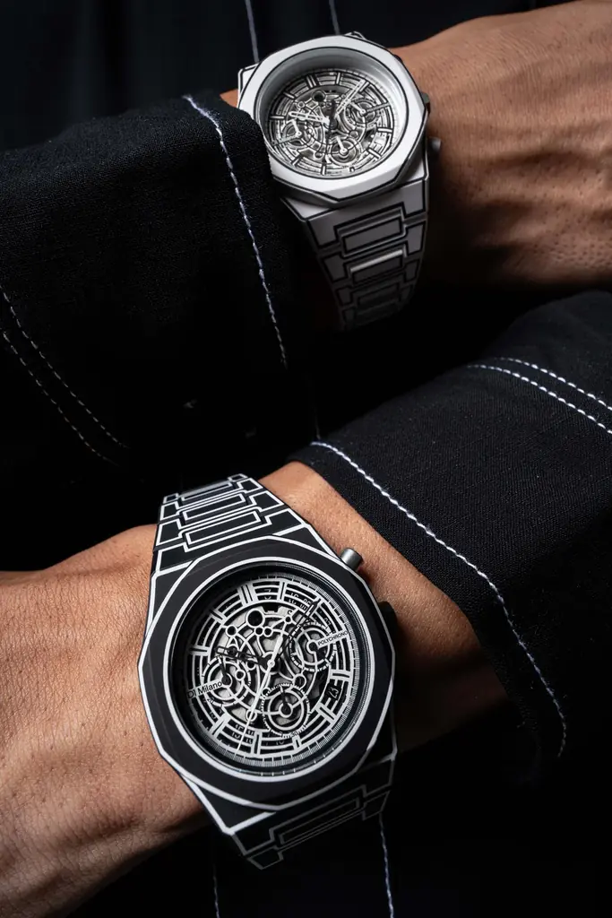 描く、隠れる、壊す。腕元をアートで支配する腕時計。「D1MILANO」新作アートウォッチ「スケッチ」「カモ」「ブロークン」、3つの表現が同時解禁 画像 6