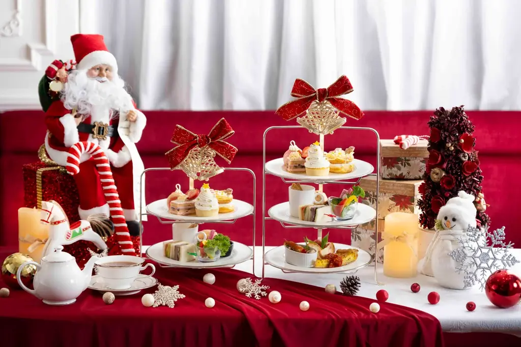 コロンバン原宿サロンのクリスマスアフタヌーンティー 画像 1