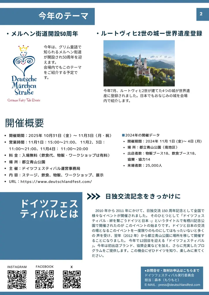 ドイツフェスティバル2025　今年も開催 画像 2