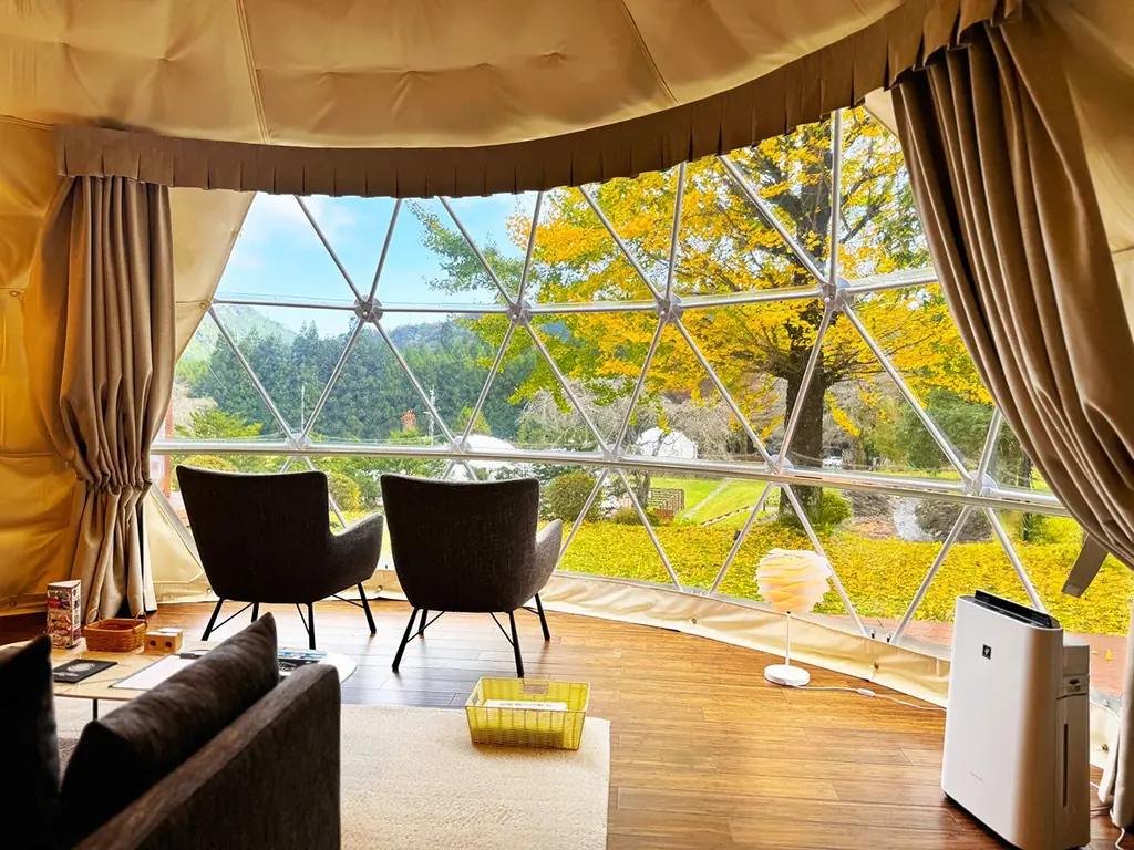 日光の紅葉とハロウィンを満喫　栗ご飯付グランピング