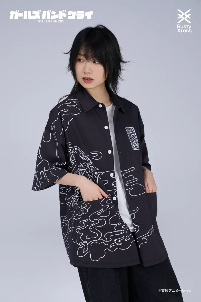 『ガールズバンドクライ』より、「傍若無人」の「羽織(刺繍 ver.)ブレスレット付き」「シャツ」「イヤリング」が登場。あみあみにて、予約受付中。 画像 12