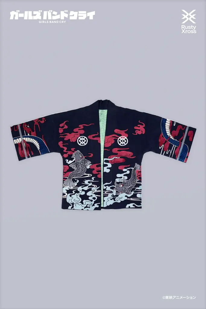 『ガールズバンドクライ』より、「傍若無人」の「羽織(刺繍 ver.)ブレスレット付き」「シャツ」「イヤリング」が登場。あみあみにて、予約受付中。 画像 6