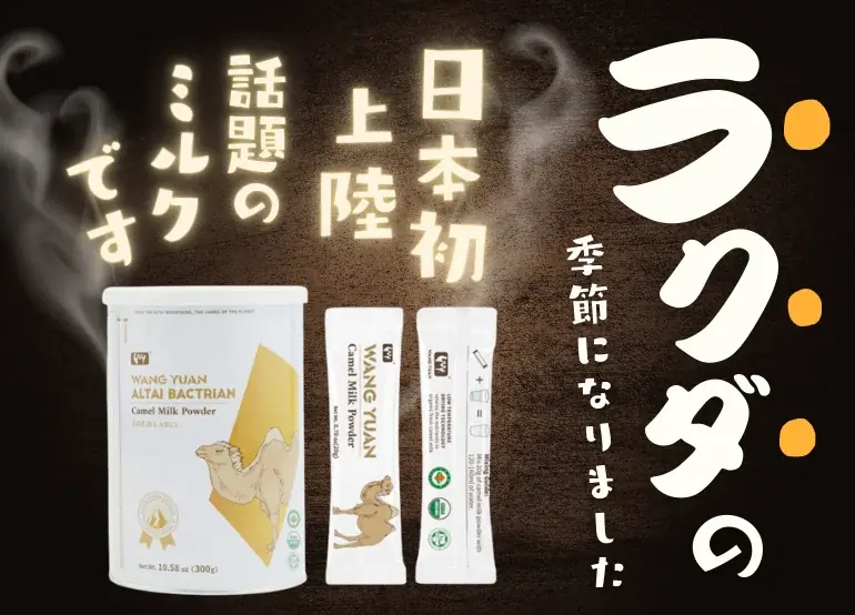 【日本初輸入】“ラクダミルク”の魅力を広める。(株)健康BASEが10月10日(金)10:00からMotionGalleryでクラウドファンディング開始 画像 3