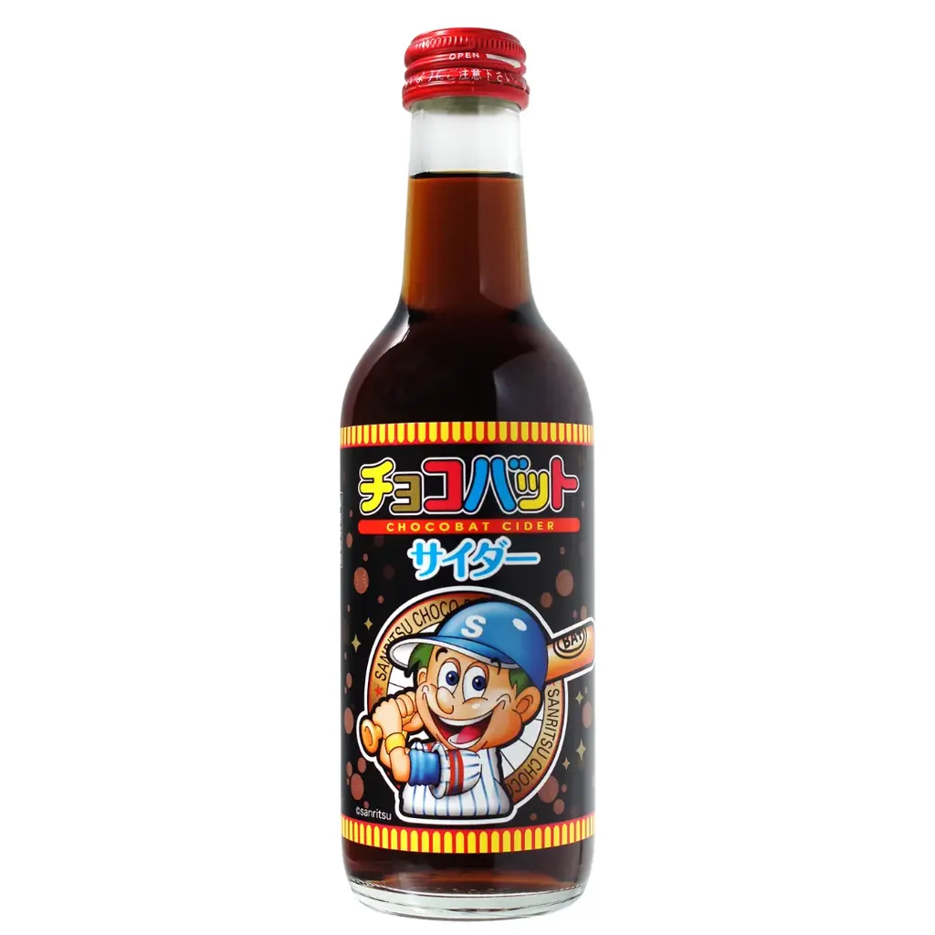 シュワシュワ 「飲む」チョコバット！？　三立製菓×木村飲料 コラボ『チョコバットサイダー』新発売！ 画像 3