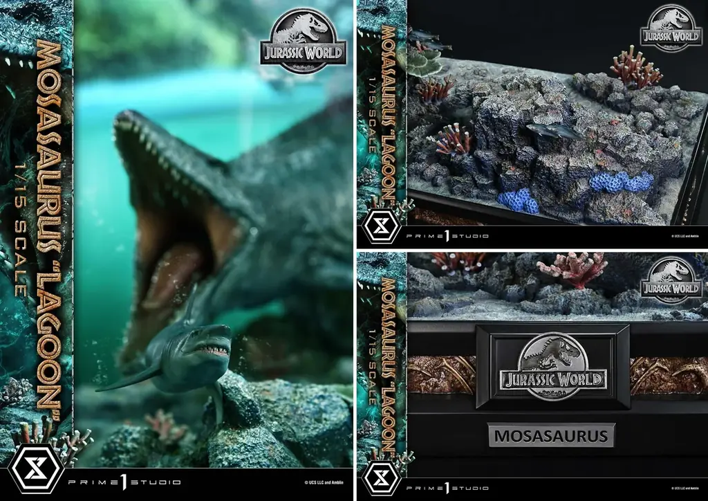 映画『ジュラシック・ワールド』より、海中をゆく「モササウルス」を1/15スケールで立体化 画像 9