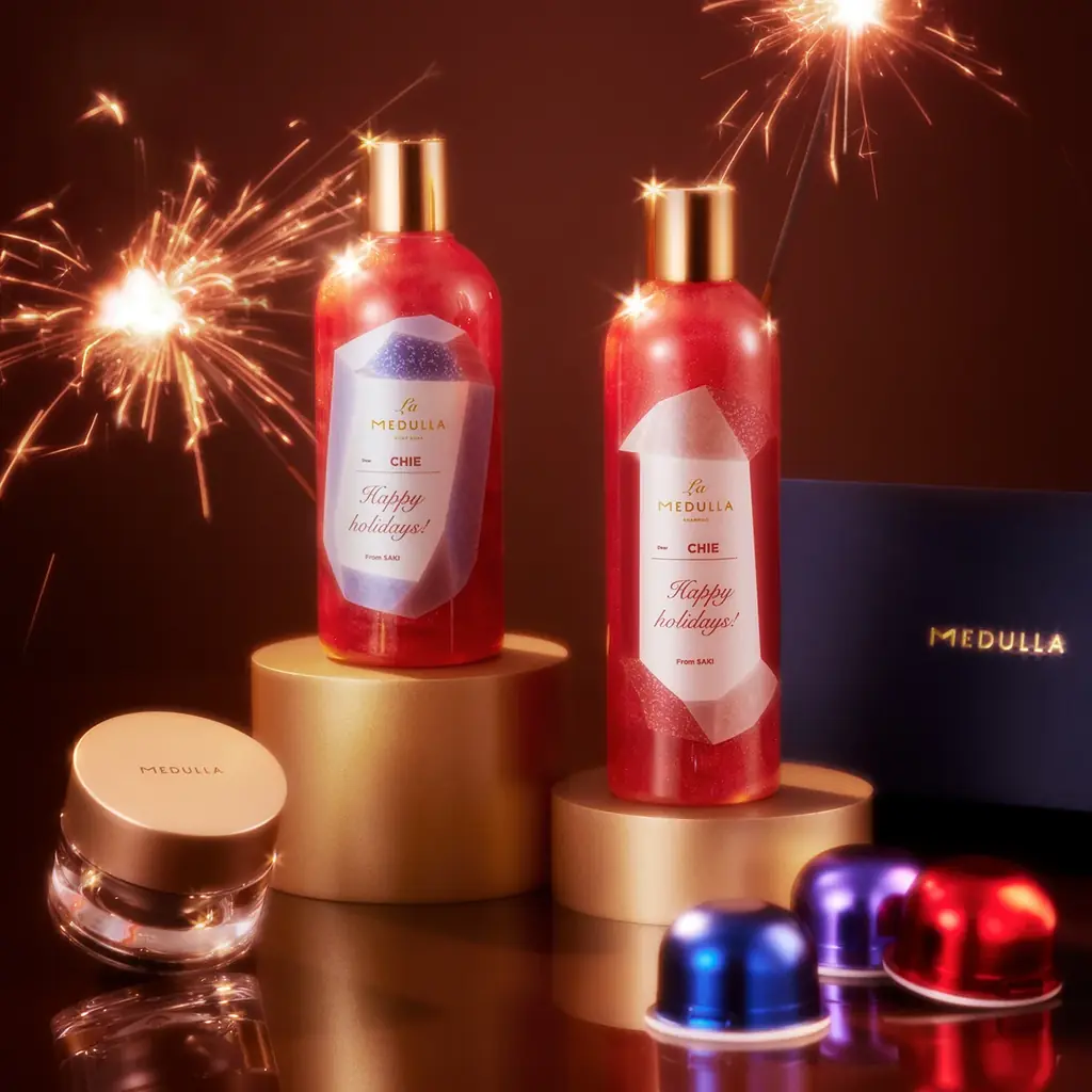 【限定コフレ】日本初のパーソナライズヘアケア MEDULLA(メデュラ)からブランド初となるクリスマスコフレが数量限定で登場！ギフト限定商品や新商品を5つ含む豪華コフレが10/15先行予約開始！ 画像 4