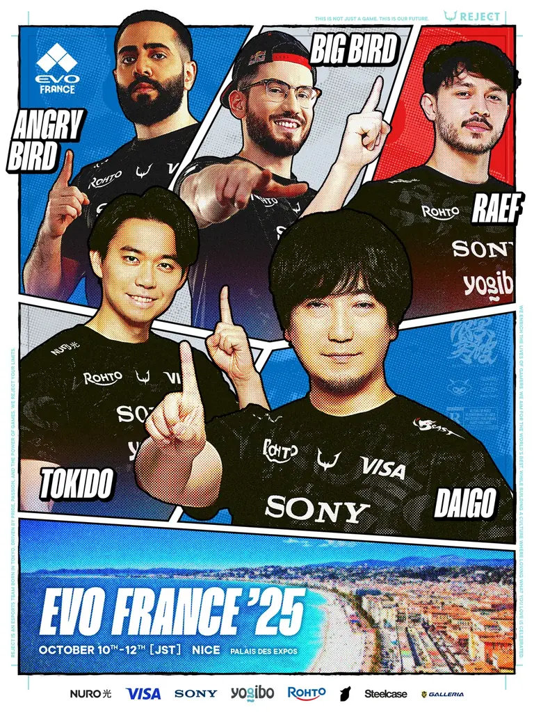 REJECT、Evo仏出場