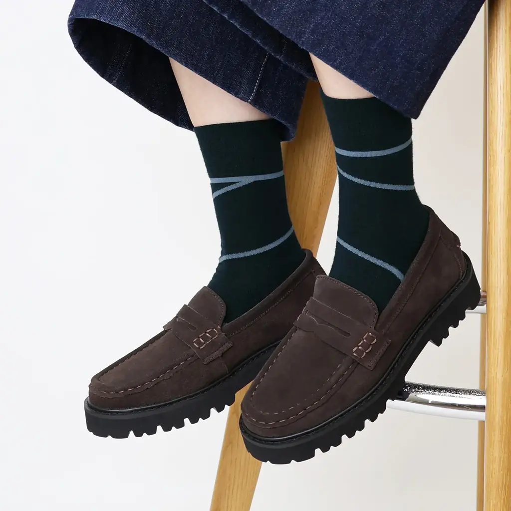 皆川明さんと考案した新しいソックス「WIND」 画像 3