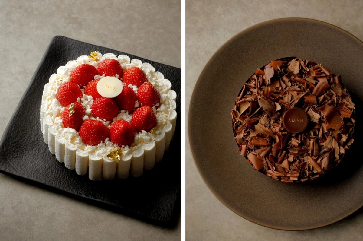 アマン東京、11/1予約開始のクリスマスケーキ2種