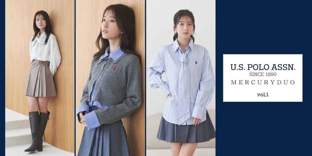「MERCURYDUO（マーキュリーデュオ）」が、設立135周年を迎えた「U.S. POLO ASSN.」との初めてのコラボレーションを実現 画像 1