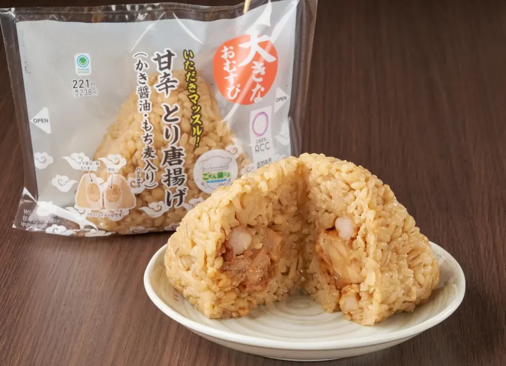 【中国地方限定】RCCラジオの人気番組「ごぜん様さま」コラボ商品第3弾「いただきマッスル！3種の肉盛り弁当」などおむすび、スイーツ3種類を10月14日（火）より発売！ 画像 3