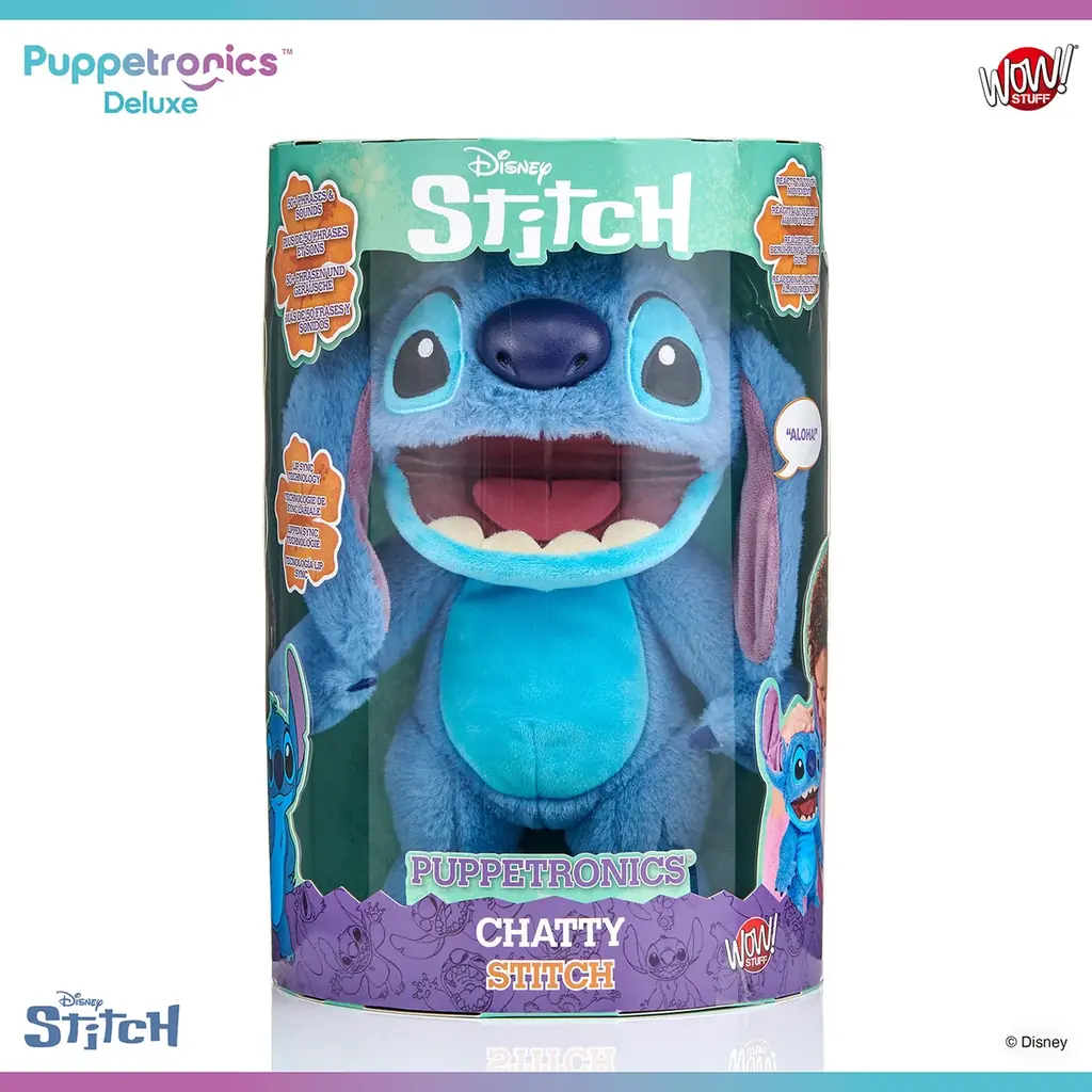 本物みたいに動いておしゃべりする！スティッチの”遊べる最先端パペット”が登場！ 画像 18