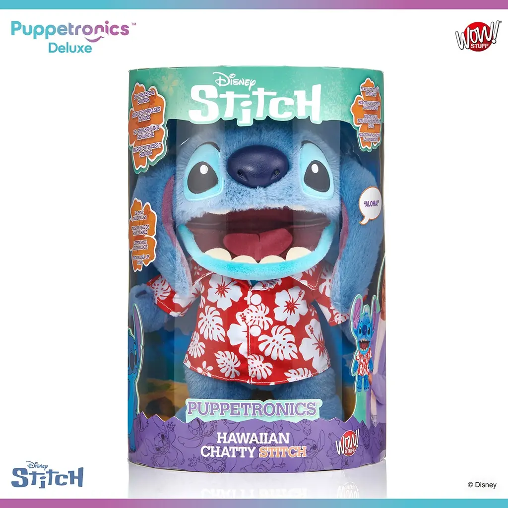 本物みたいに動いておしゃべりする！スティッチの”遊べる最先端パペット”が登場！ 画像 22