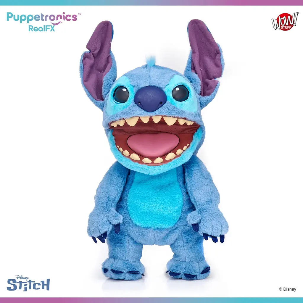 本物みたいに動いておしゃべりする！スティッチの”遊べる最先端パペット”が登場！ 画像 7