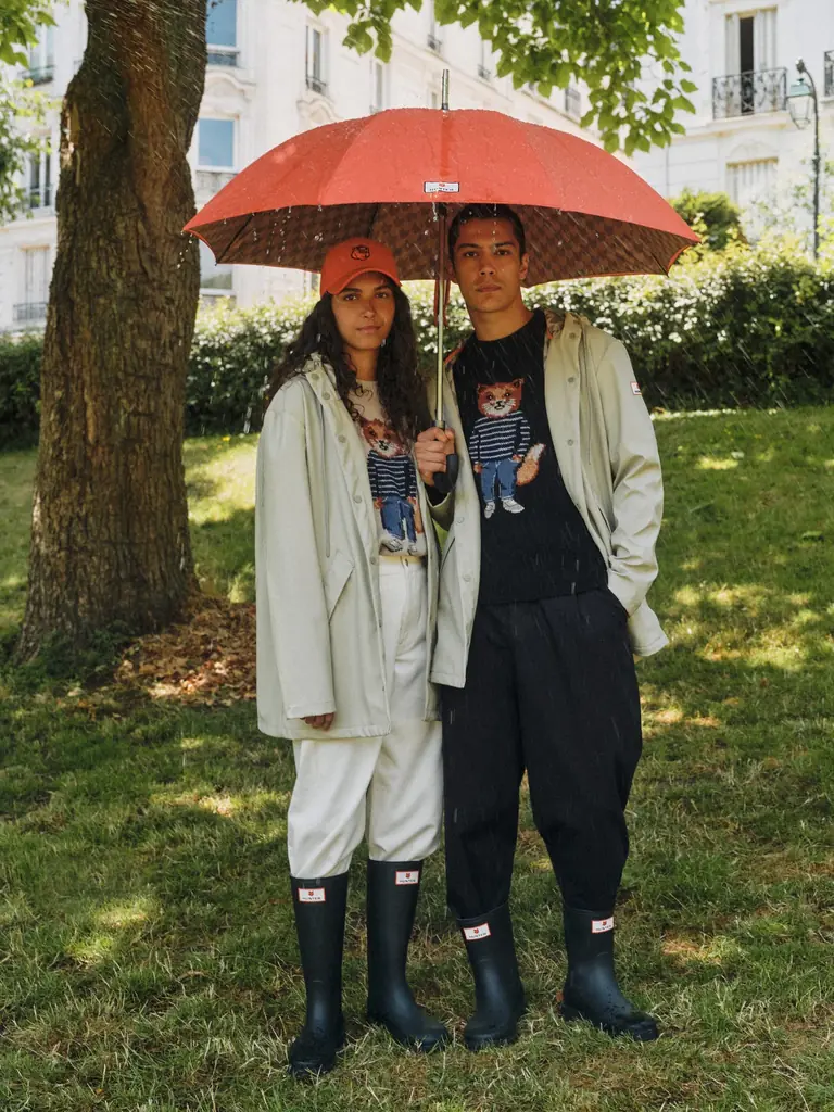 【Maison Kitsuné】HUNTERと初のコラボレーションコレクションを発売 画像 3