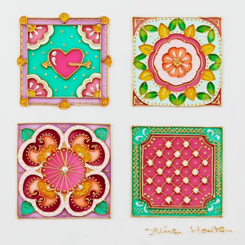 ユニコーンチャームがメリーゴーランドのように現れる、ミニチュアタイル×ユニコーン『ユニコーン缶』大丸東京店にて先行発売。缶用アクセサリーチェーンも初登場！ユニコーンに『羽』を描き込むペイントイベントも 画像 4