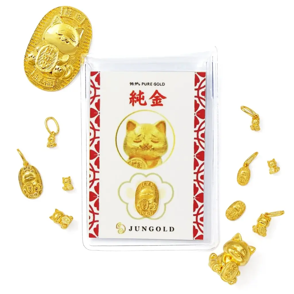 金相場急騰で猫も夢中？ 純金の「猫にも小判」シリーズに新たなラインナップ登場！ 画像 4