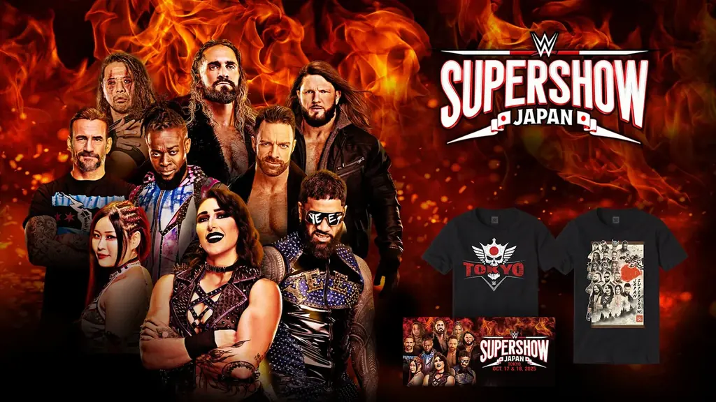 WWE来日記念グッズ、公式ECが10月10日より販売開始｜ベスト