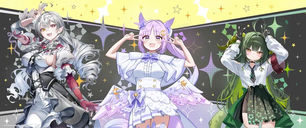 ステララボからVTuber3名が同時デビュー 初配信・グッズ情報